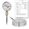 PCE Instruments Hydraulischer Kraftaufnehmer PCE-HFG 2.5K-E100-ICA inkl. ISO-Zertifikat |0-1000 N |Stahl |Schleppzeiger
