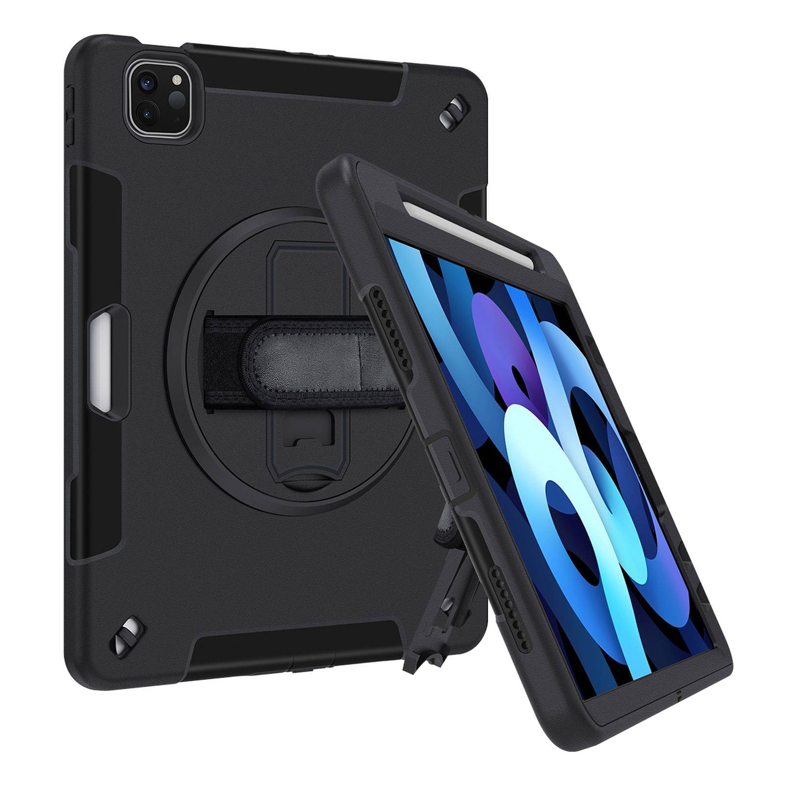 4in1 Schutzhülle für Apple iPad Air 4 4th Generation A2072/A2316/A2324/A2325 10.9 2020/2022 Zoll Hard Case Standfunktion-3