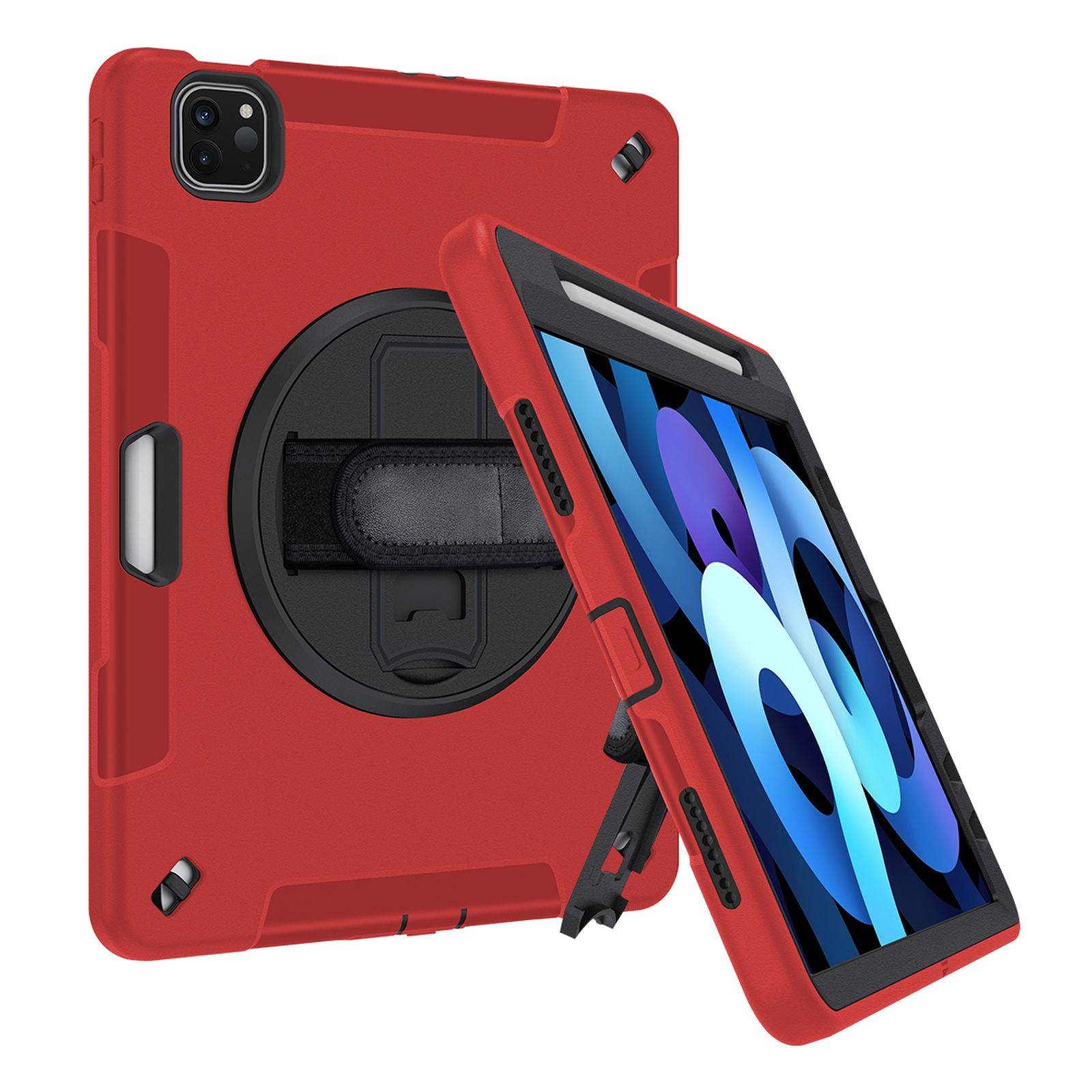 4in1 Hülle für Apple iPad Air 4 4th Generation A2072/A2316/A2324/A2325 10.9 2020/2022 Zoll Outdoor Cover Displayschutz-4