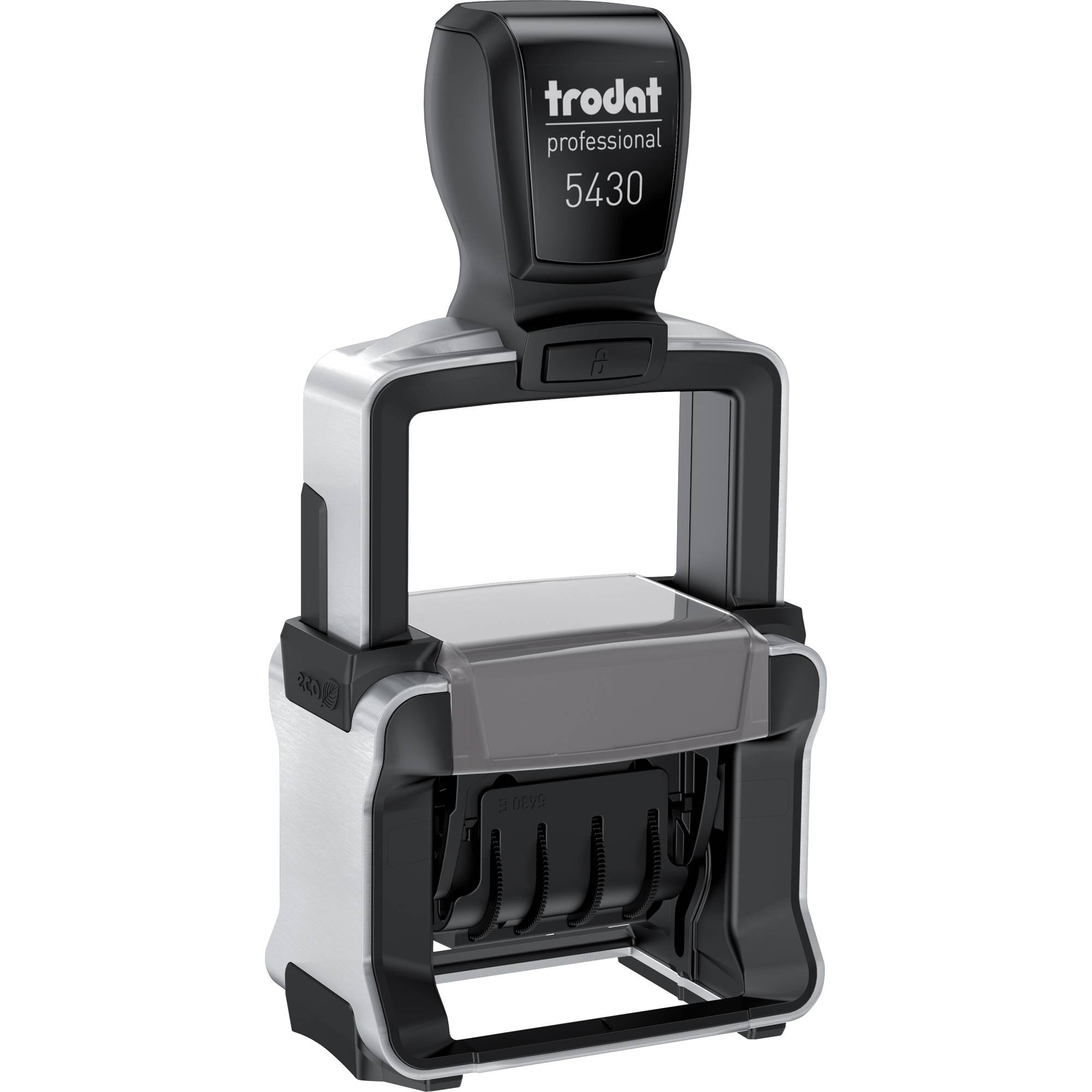 trodat Datumsstempel 41x24mm selbstfärbend bl/rt 121345-0