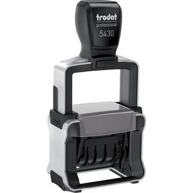 trodat Datumsstempel 41x24mm selbstfärbend bl/rt 121345