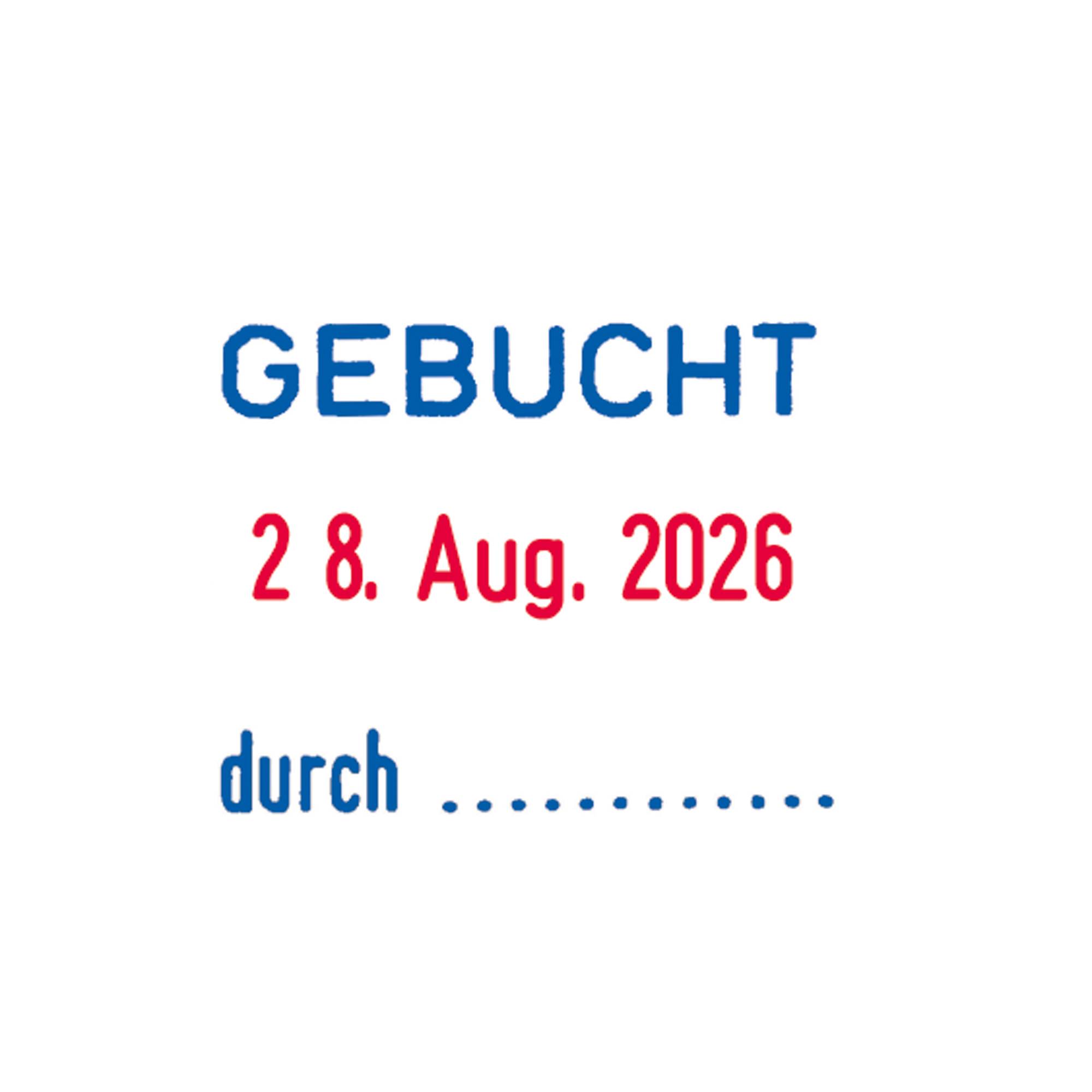 trodat Datumsstempel 41x24mm selbstfärbend bl/rt 121345-3
