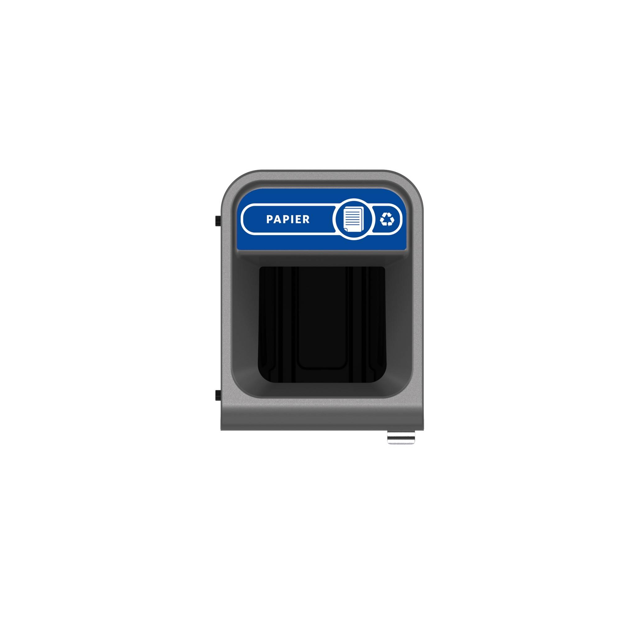 Recyclingstation 57l Behältereinheit Papier bl-2