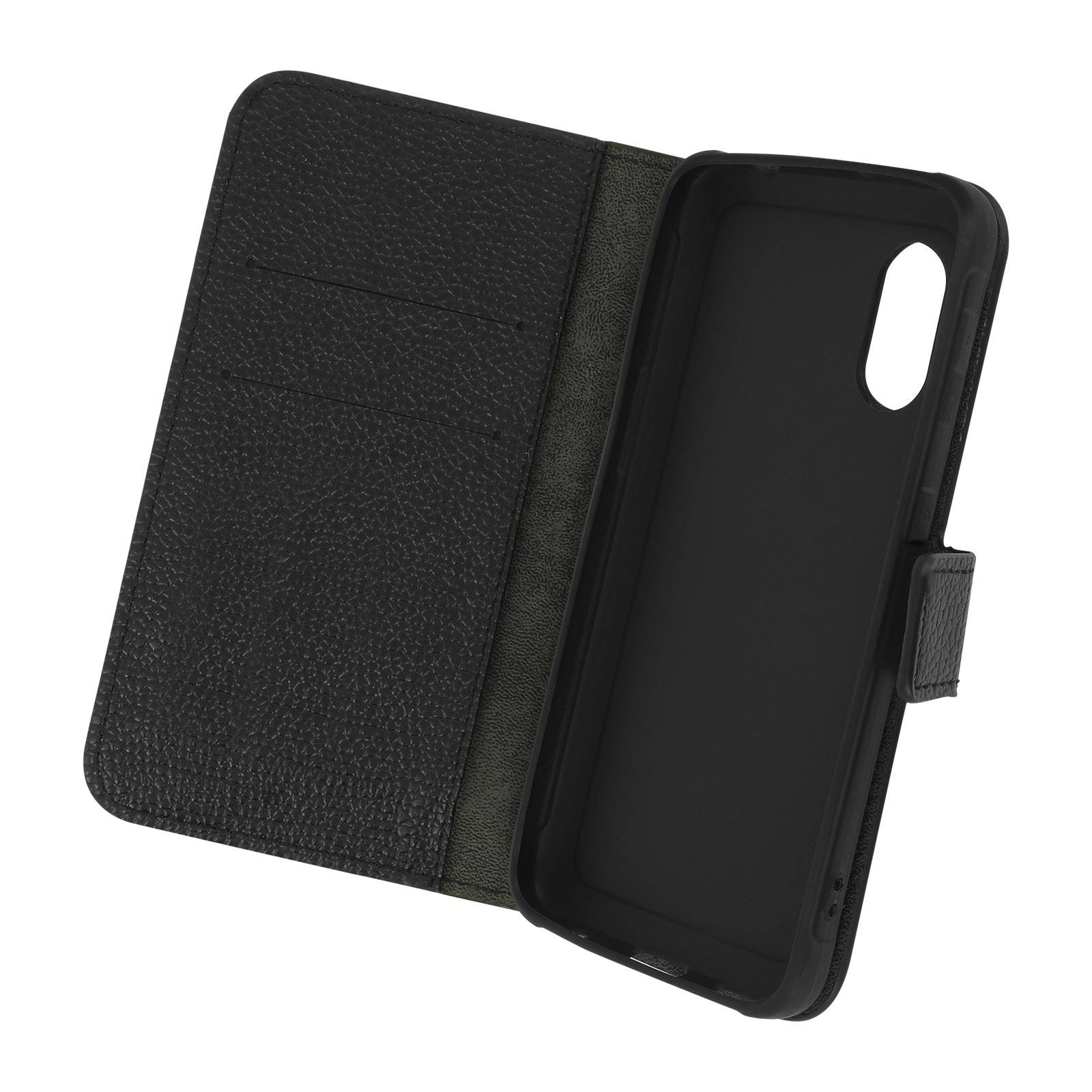 Samsung Galaxy Xcover 5 Flip-Cover mit Kartenfächern & Standfunktion Schwarz-0