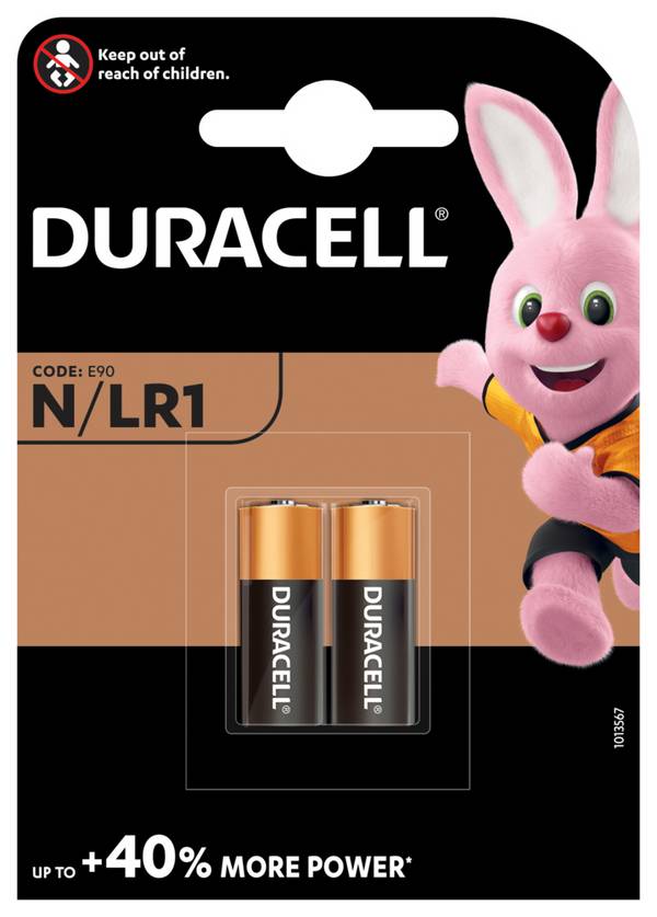 Hückmann Batterie 1,5V Lady LR1 Duracell DMN9100 B2 (Bli.2)