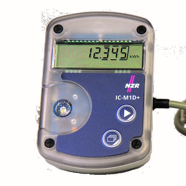 NZR IC- M-Bus Impulskonverter IC-M1-D+ M1-D+ Impulskonverter M-Bus m.Display-0