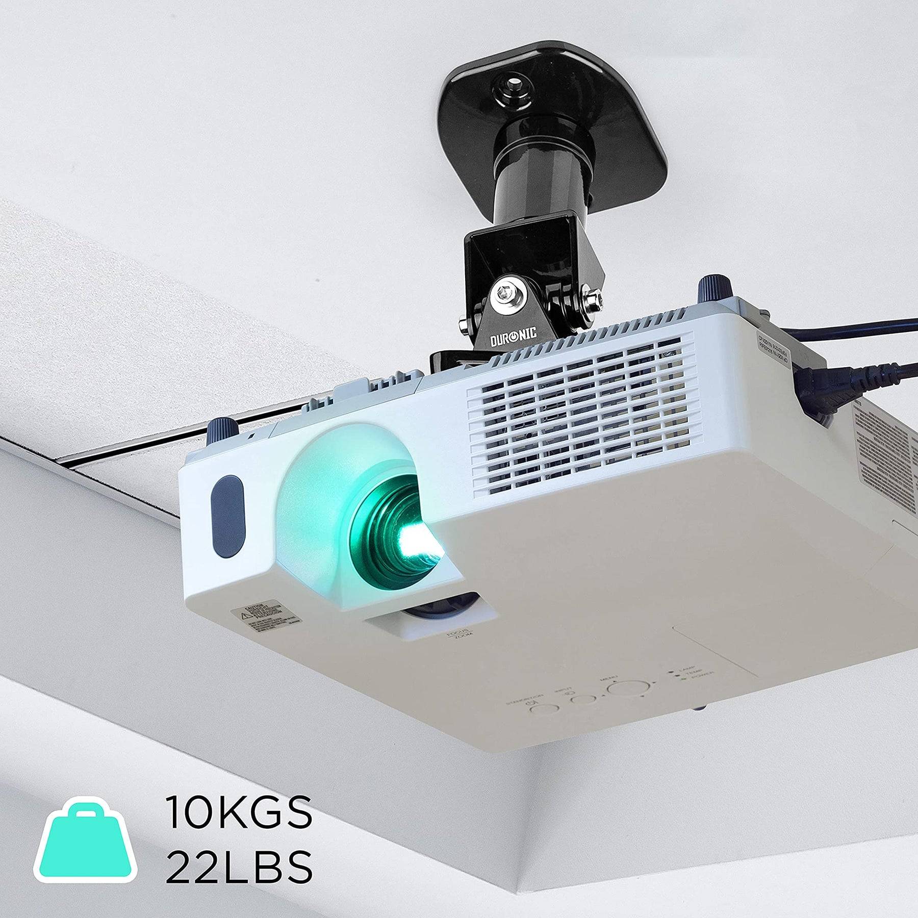 Duronic PB01XB Beamer Halterung | Projektor Halterung | Universal Deckenhalterung | Traglast bis zu 10 kg-5