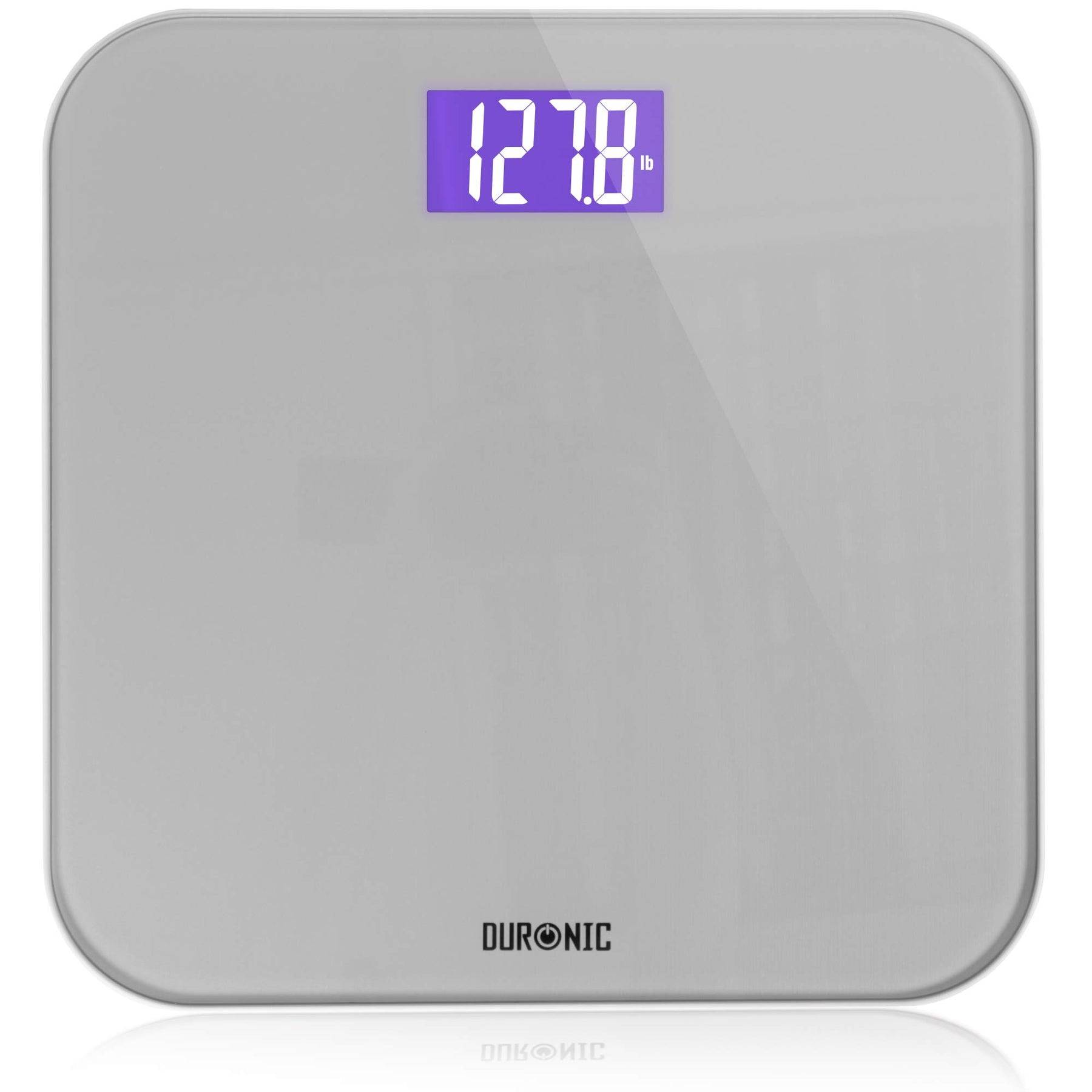 Duronic BS603 Personenwaage | Waage bis 180 kg | Körperwaage hintergrundbeleuchtet | Flache Gewichtswaage 31 x 31 cm-0