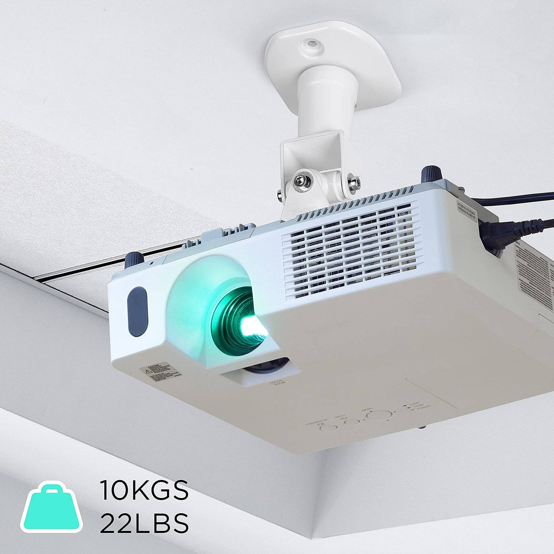 Duronic PB07XB Beamer Halterung | Projektor Halterung | Universal Deckenhalterung | Traglast bis zu 10 kg-5
