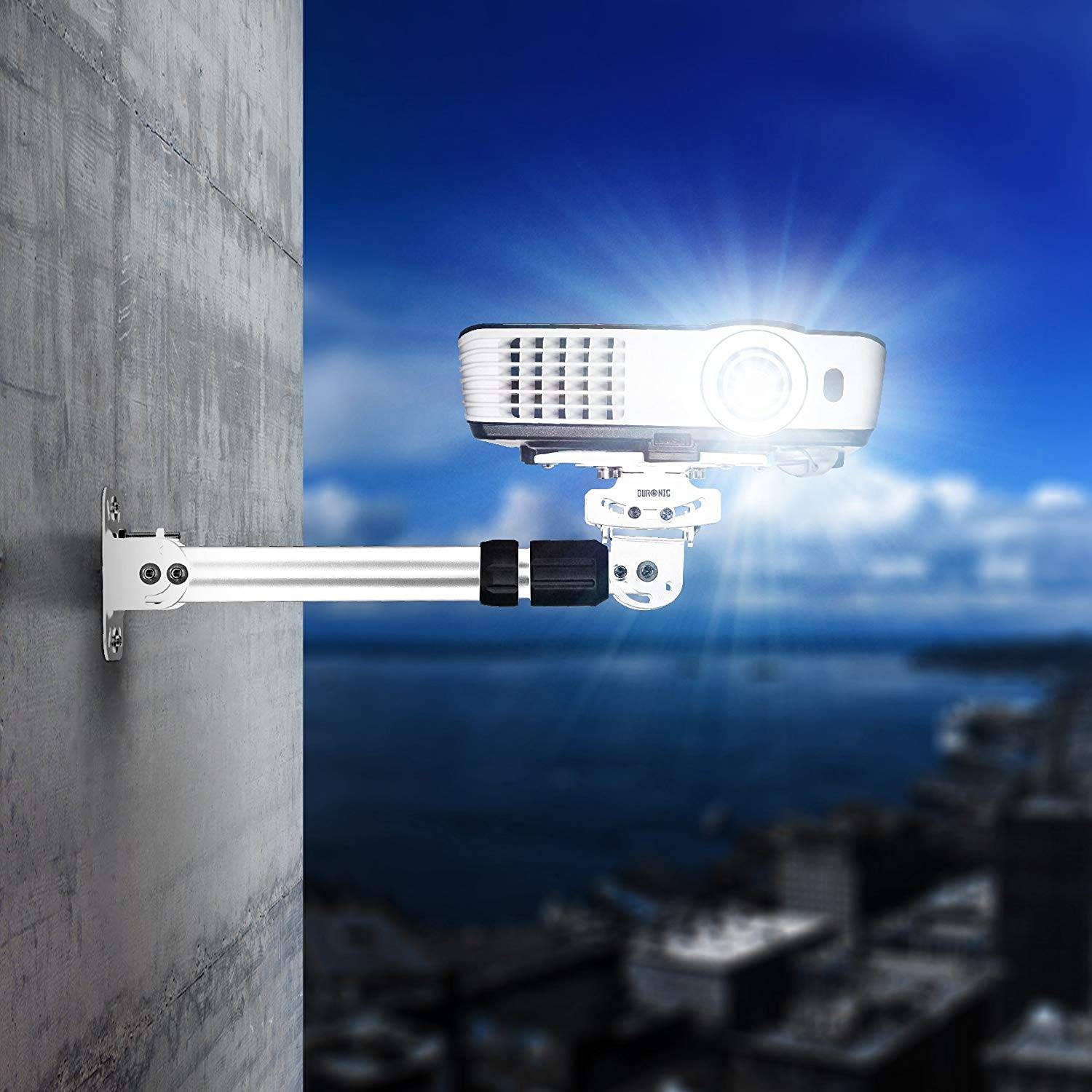 Duronic PB06XL Beamer Halterung | Projektor Halterung | Universal Deckenhalterung | Traglast bis zu 13,5 kg-1
