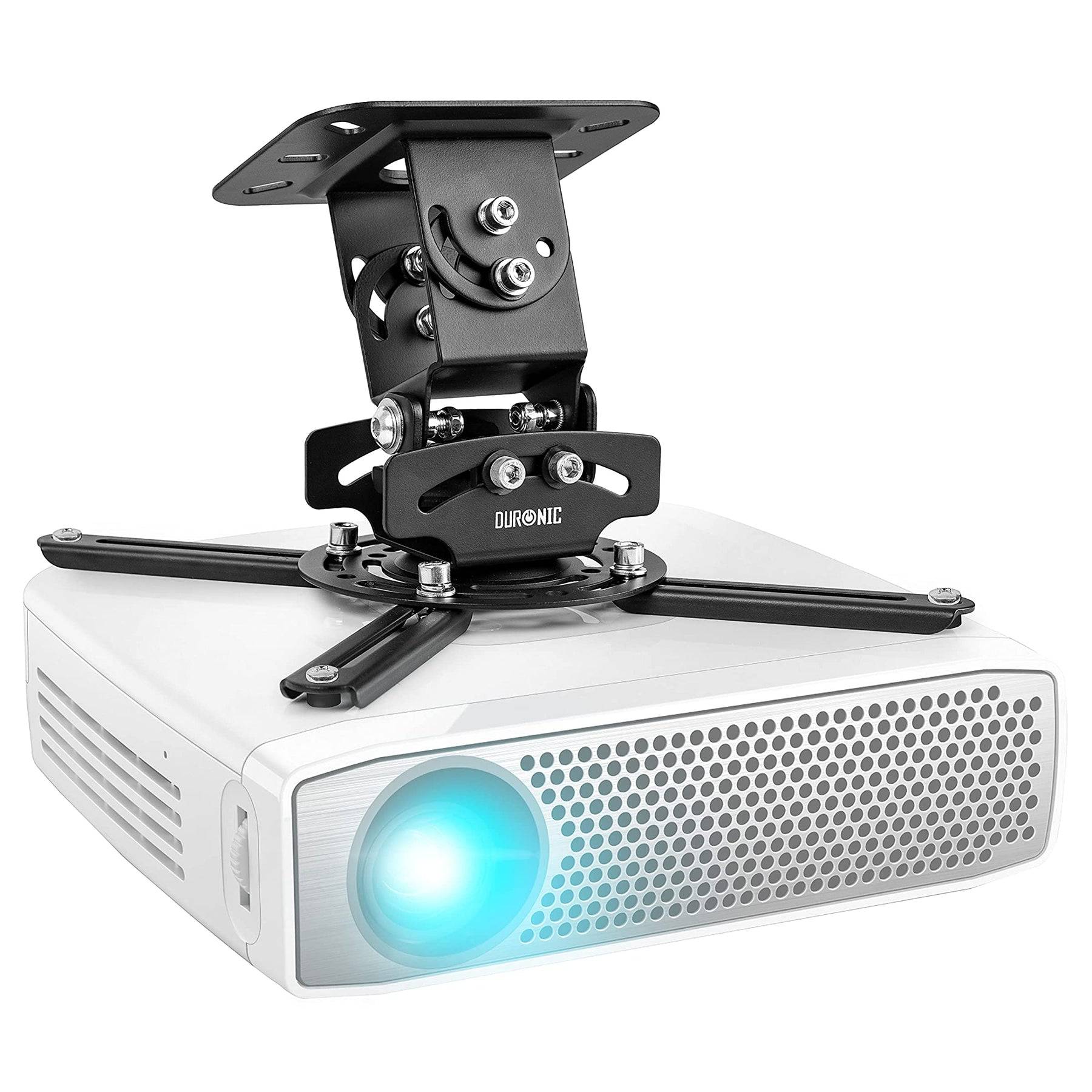 Duronic PB03XB Beamer Halterung | Projektor Halterung | Universal Deckenhalterung | Traglast bis zu 13,5 kg-0