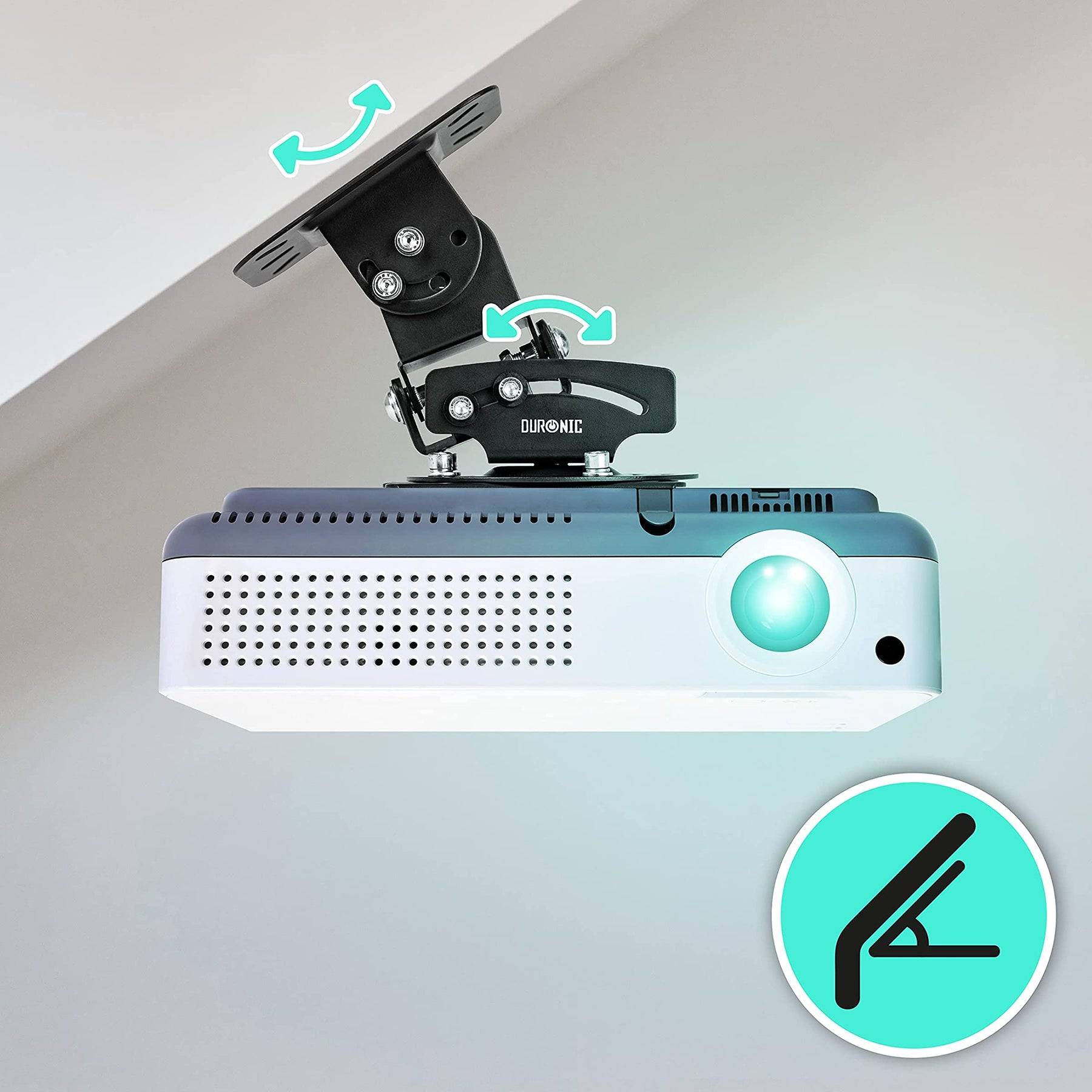 Duronic PB03XB Beamer Halterung | Projektor Halterung | Universal Deckenhalterung | Traglast bis zu 13,5 kg-4