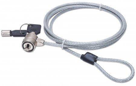 Manhattan Mobile Security Laptop Lock, Key Lock, 1.4m, Compatible with Kensingto-0