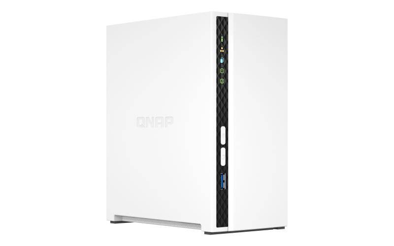 QNAP TS-233 - NAS-Server - 2 Schächte - SATA 6Gb/s - RAID RAID 0 - 1 - JBOD - RA-0