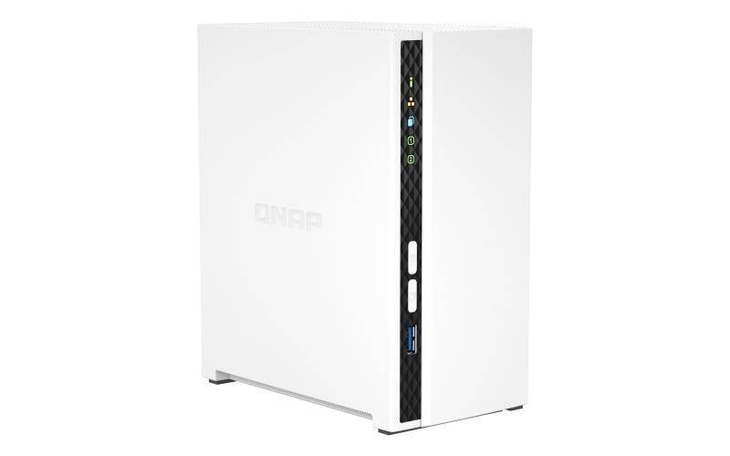 QNAP TS-233 - NAS-Server - 2 Schächte - SATA 6Gb/s - RAID RAID 0 - 1 - JBOD - RA-1