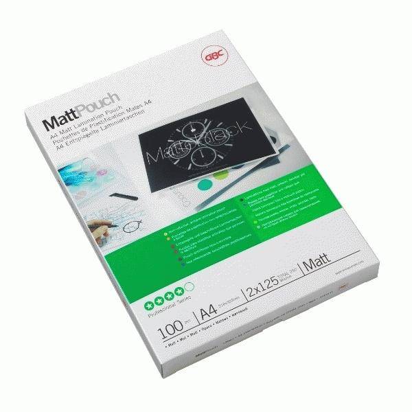 GBC Laminierfolientasche, DIN A4, matt, 200 mic (5940491)-1