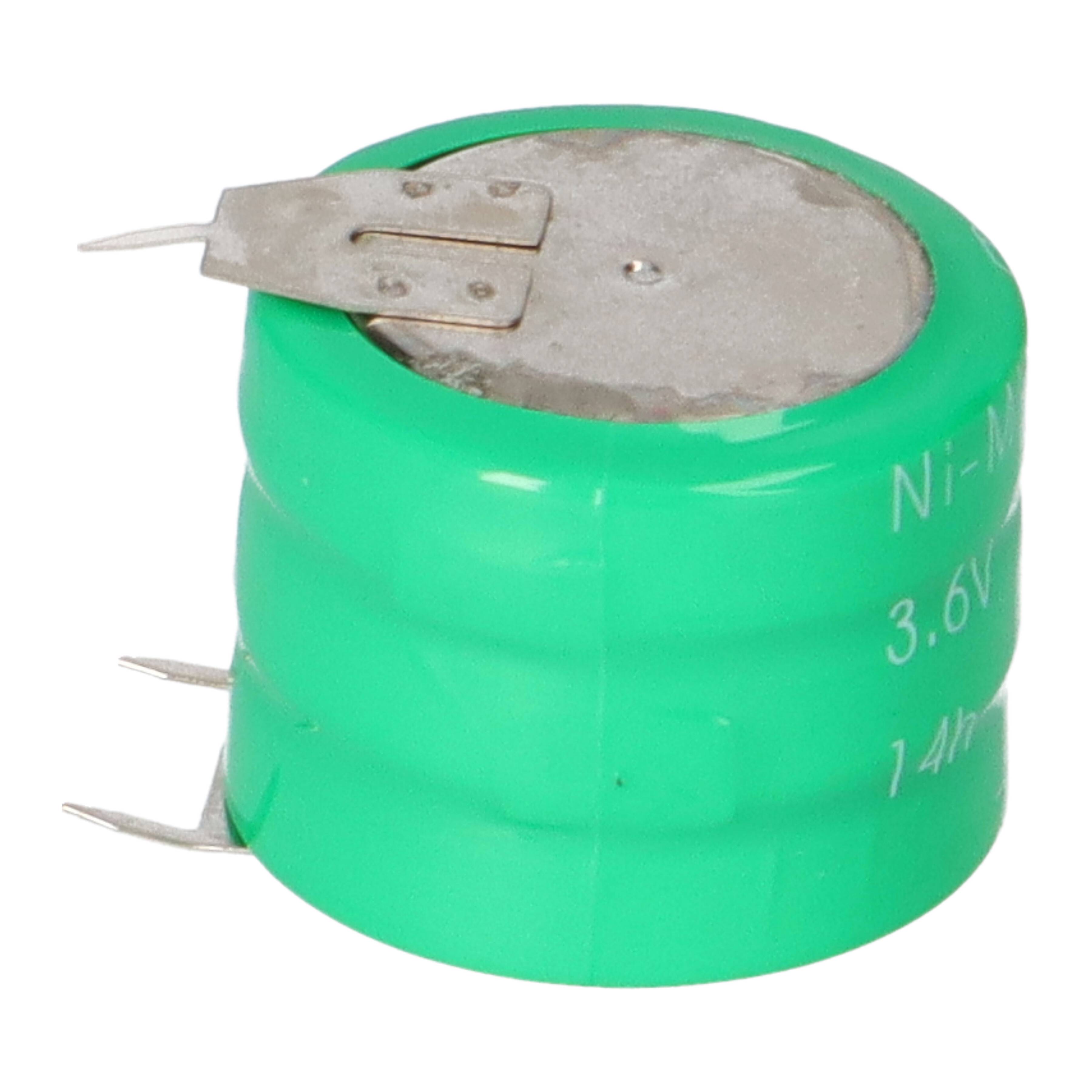 Akku-Zelle 3,6V 250mAh Ni-MH – V250H, 3er Pin, 3-Pin-Anschluss-1