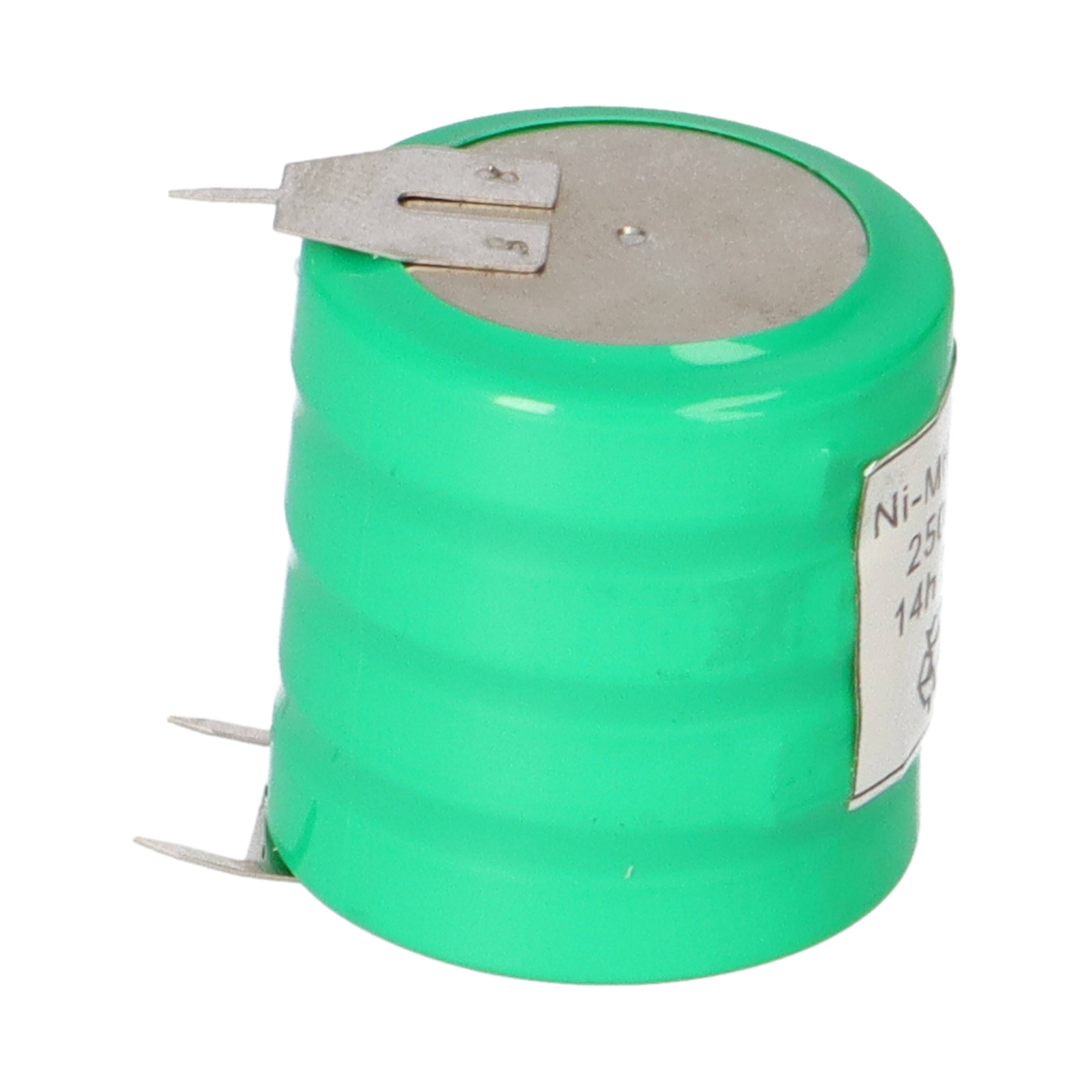 Akku-Zelle 4,8V 250mAh Ni-MH – V250H, 3er Pin, 3-Pin-Anschluss-2
