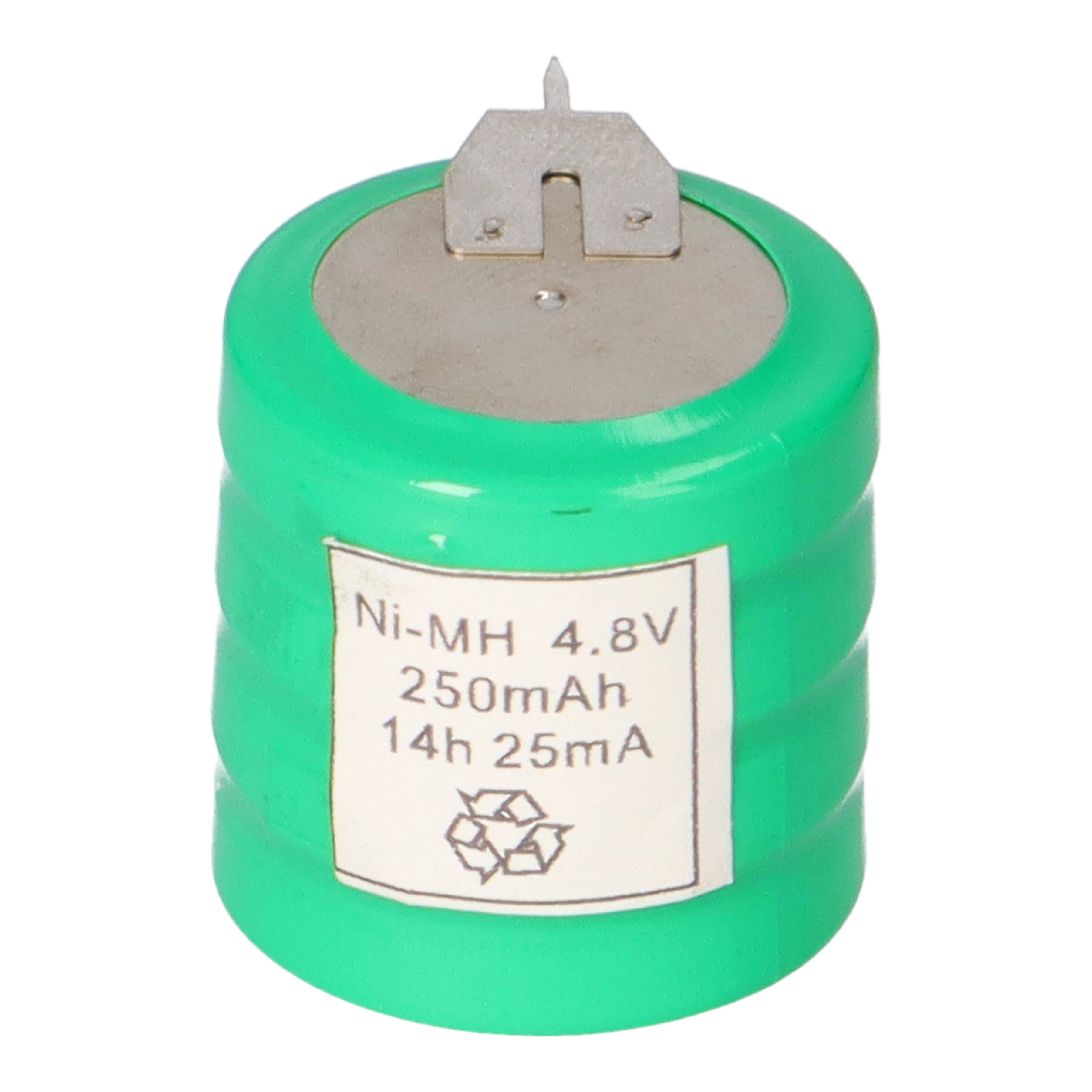 Akku-Zelle 4,8V 250mAh Ni-MH – V250H, 3er Pin, 3-Pin-Anschluss-3
