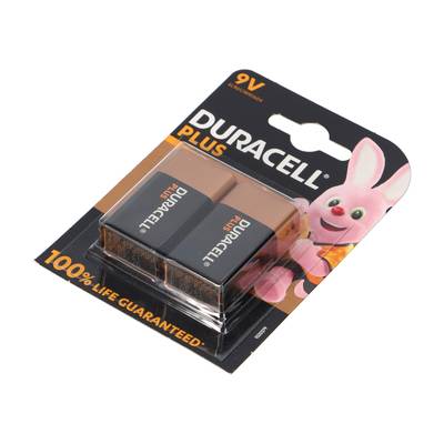 2x Duracell Plus MN1604 9V Block Batterie - passend für Rauchmelder, Messgeräte & Audio-4