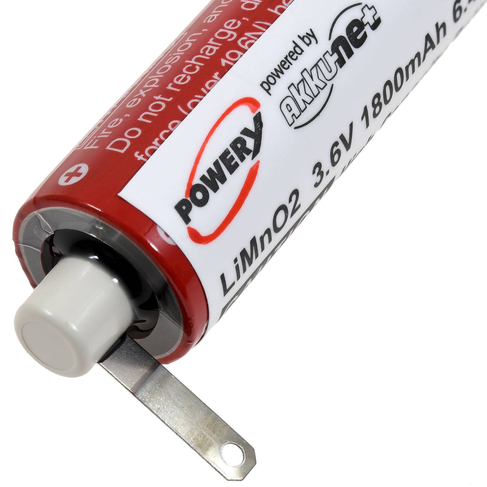 SPS-Lithiumbatterie kompatibel mit Maxell Typ ER6C, 3,6V, Lithium-Mangandioxid-2