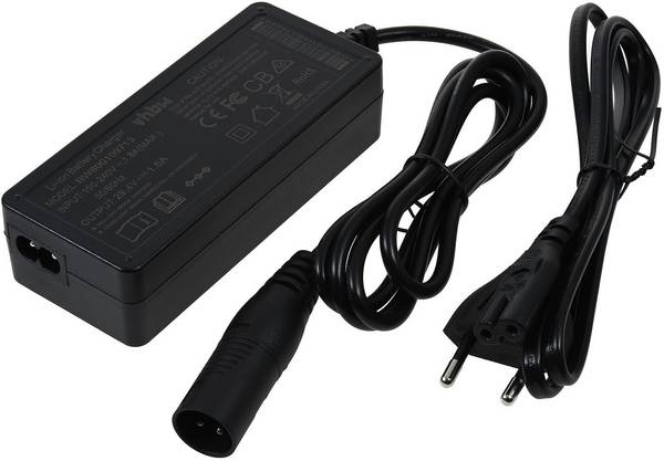 Ladegerät, Netzteil Typ HP1202L2 für E-Bike-, E-Roller 24V-Akkus mit 3Pin-Anschluss für z.B. Pedelec, 29,4V