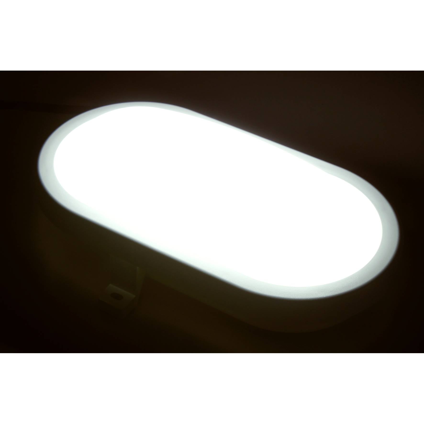 LED Feuchtraumleuchte McShine 960lm, 3000K, 12W, warmweiß, IP65, 216x118x79mm-2