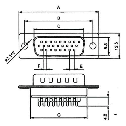 DMS-59 Auf VGA Adapter - Für ältere Grafikkarten