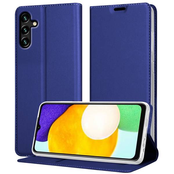 Cadorabo Handyhülle für Samsung Galaxy A13 5G Schutz Hülle in Blau Cover Etui Book Case Booklet