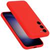 Cadorabo Schutzhülle für Samsung Galaxy S24 Hülle in Rot Handyhülle Case Cover TPU Etui