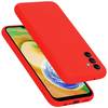 Cadorabo Schutzhülle für Samsung Galaxy A04s Hülle in Rot Handyhülle Case Cover TPU Etui