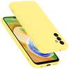 Cadorabo Schutzhülle für Samsung Galaxy A04s Hülle in Gelb Handyhülle Case Cover TPU Etui
