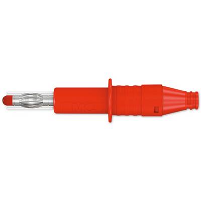 Stäubli X-GL-438 Lamellenstecker Stecker, gerade Stift-Ø: 4 mm Rot 1 St.-2