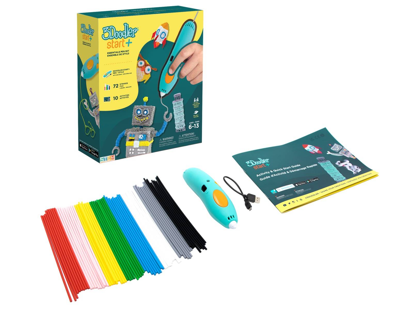 3DOODLER 3D-Stift Start+, Pen-Set-0