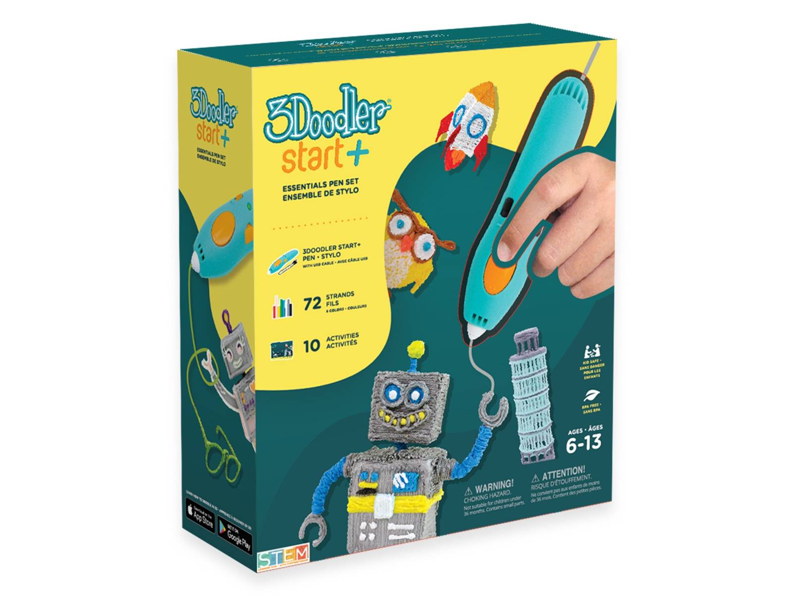 3DOODLER 3D-Stift Start+, Pen-Set-3