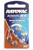 Rayovac Knopfzelle ZA312 1.4 V 6 St. 180 mAh Zink-Luft Hearing Aid Batteries 312 Bli
