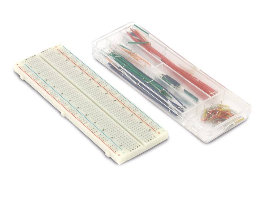 DAYTOOLS Labor-Steckboard mit 140 Steckbrücken SBS-830/140-0