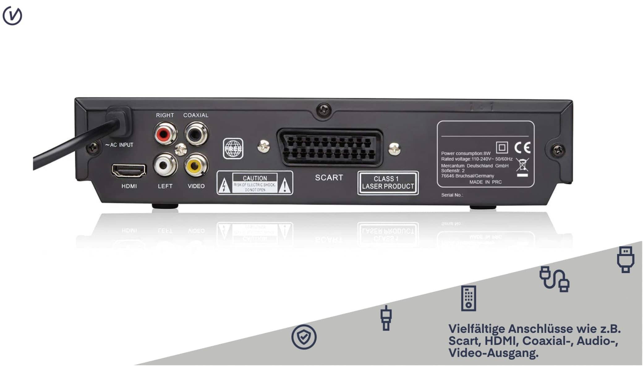 UNIVERSUM DVD-Player DVD 300-20, schwarz-3