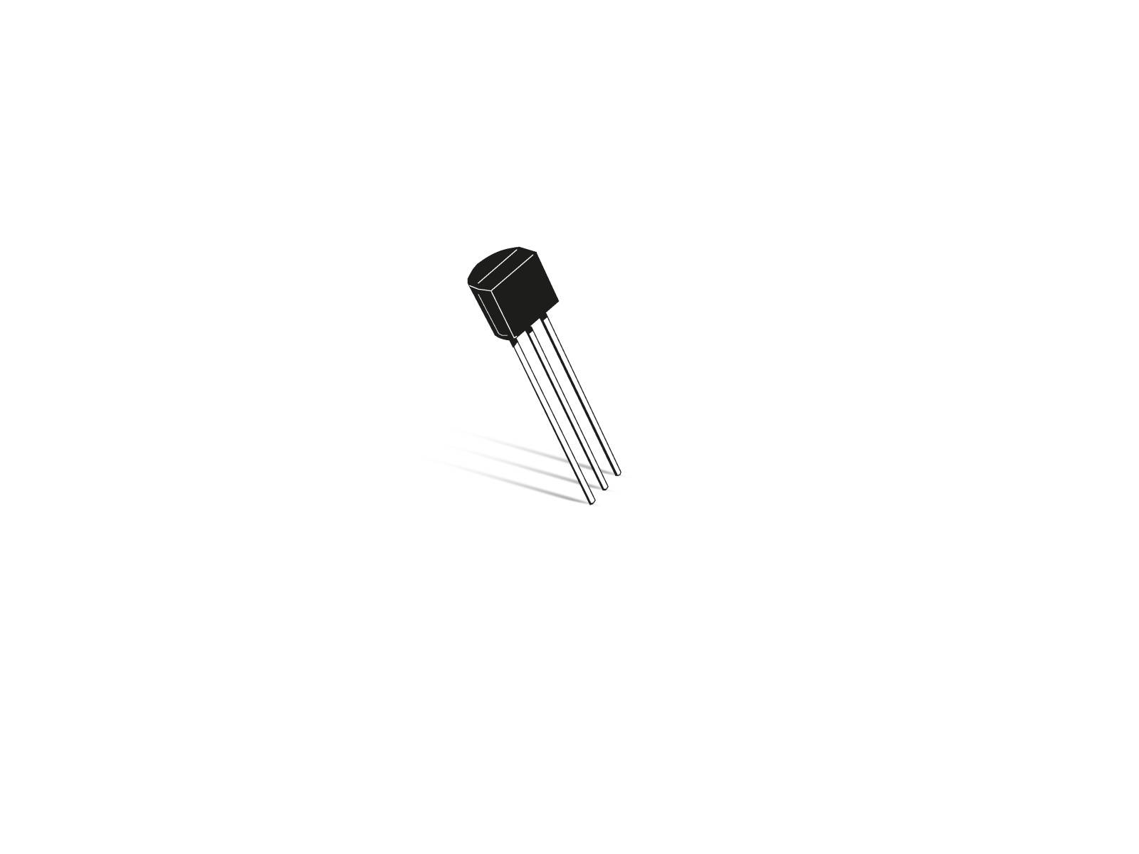 CDIL Bipolar, Kleinleistungstransistor, BC546A, TO-92, NPN-0
