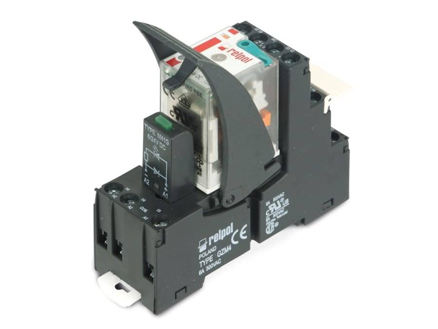 RELPOL Relaisbaustein GZM4, 24 V--0