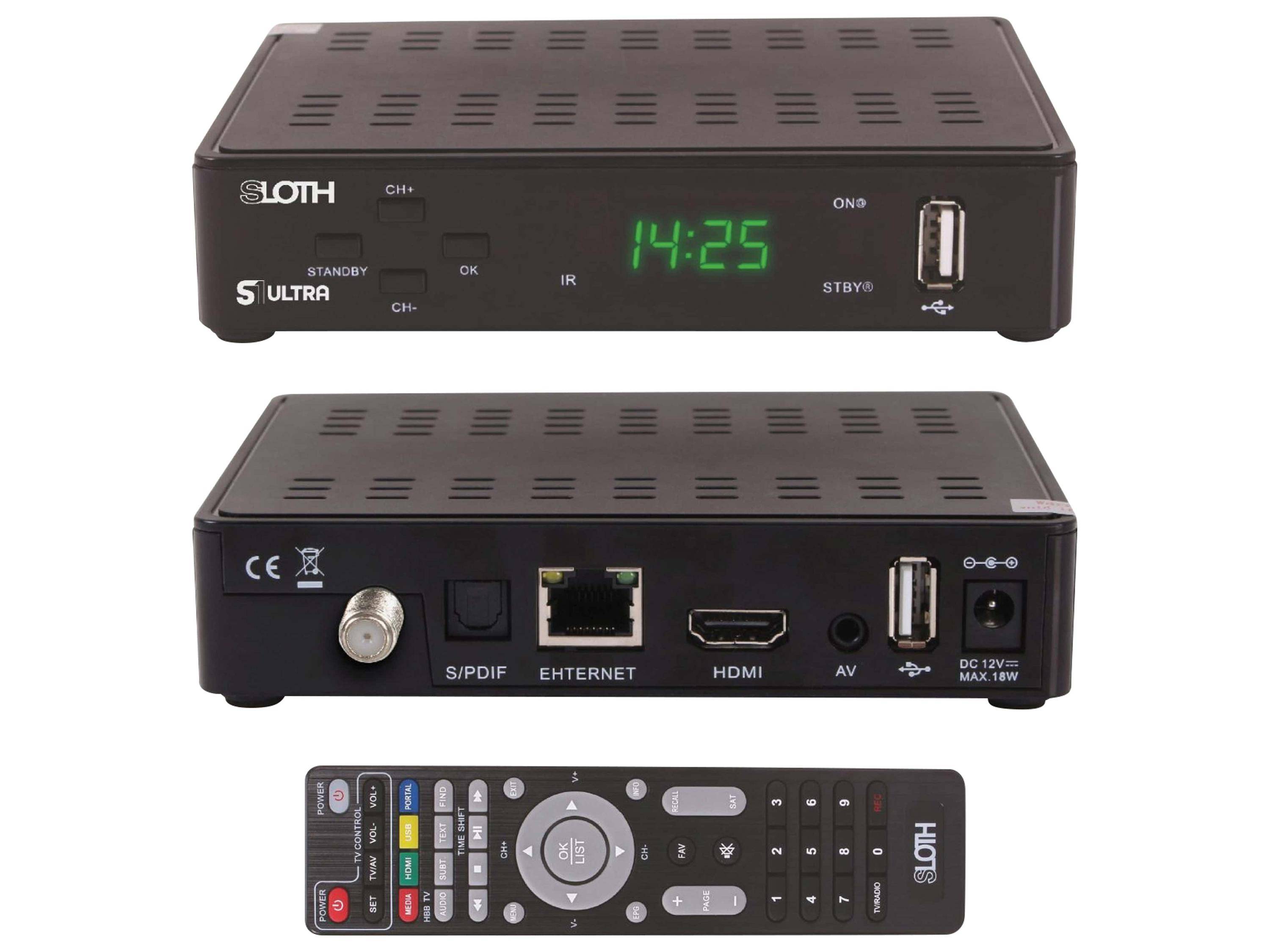 RED OPTICUM SAT-Receiver Sloth S1 Ultra-0