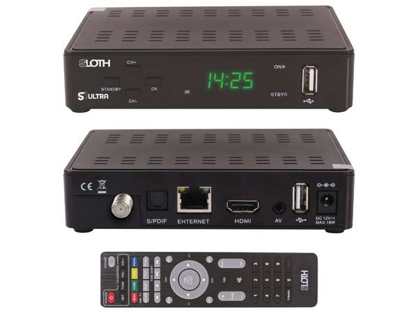 RED OPTICUM SAT-Receiver Sloth S1 Ultra