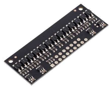 Pololu QTR-HD-13A Reflectance Sensor Array: 13-Channel, 4mm Pitch, Analog Output