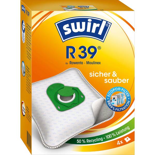 Swirl Staubbeutel für Rowenta R 39 EcoPor VE4