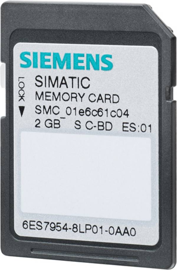 *** Ersatzteil *** SIMATIC S7, Memory Card für S7-1x 00 CPU, 3, 3V Flash, 2 GByte