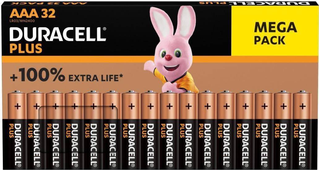 Duracell Batterie Plus AAA 32er-Pack 00216914 - Batterie - Micro (AAA)-0
