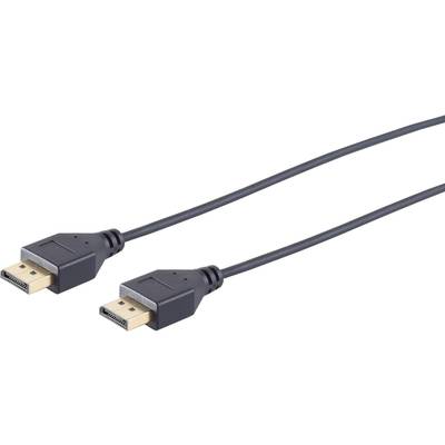 S/CONN maximum connectivity DisplayPort 1.2 Kabel, 4K, slim, 2,0m (10-49035)