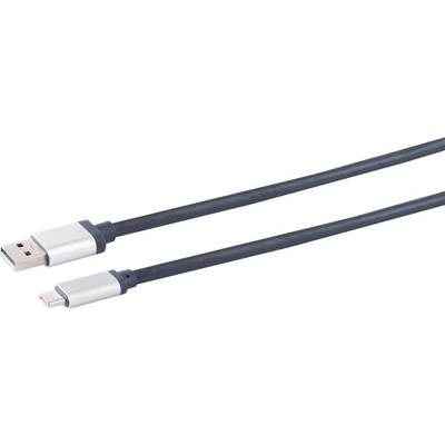 S/CONN maximum connectivity Home Cinema USB 2.0 Anschlusskabel, USB-A Stecker auf USB-C Stecker, 3,0m (03-71045)