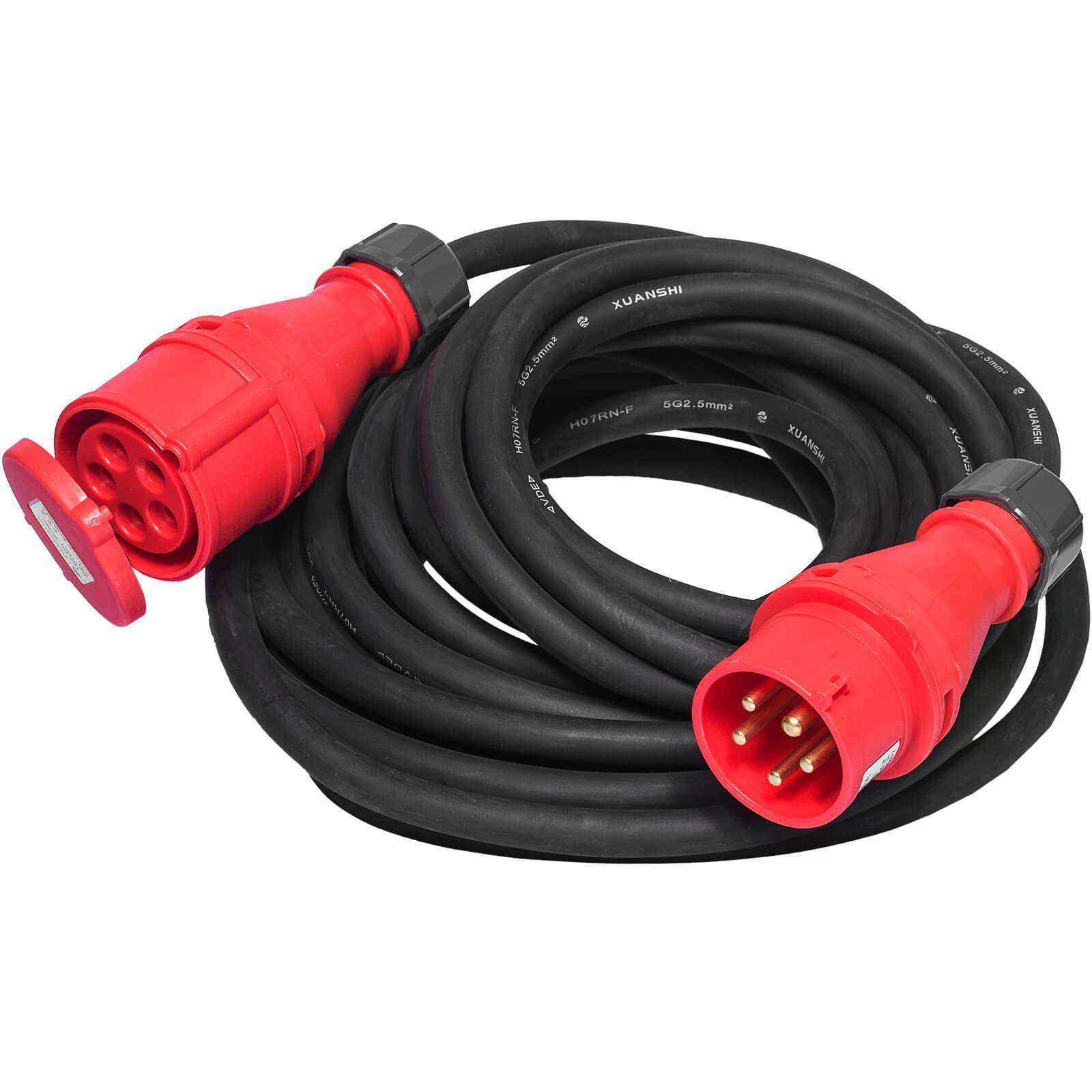 10 m CEE 400 V / 16 A Verlängerungskabel Gummi H07RN-F 5G 2,5 mm²-0