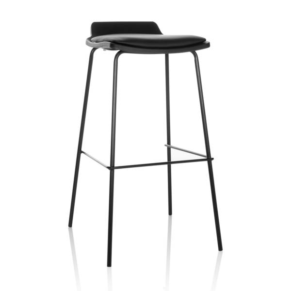 Barhocker Tresenhocker LONSO 10 Sitzauflage Kunstleder schwarz hjh OFFICE